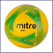 Green and yellow Mitre football